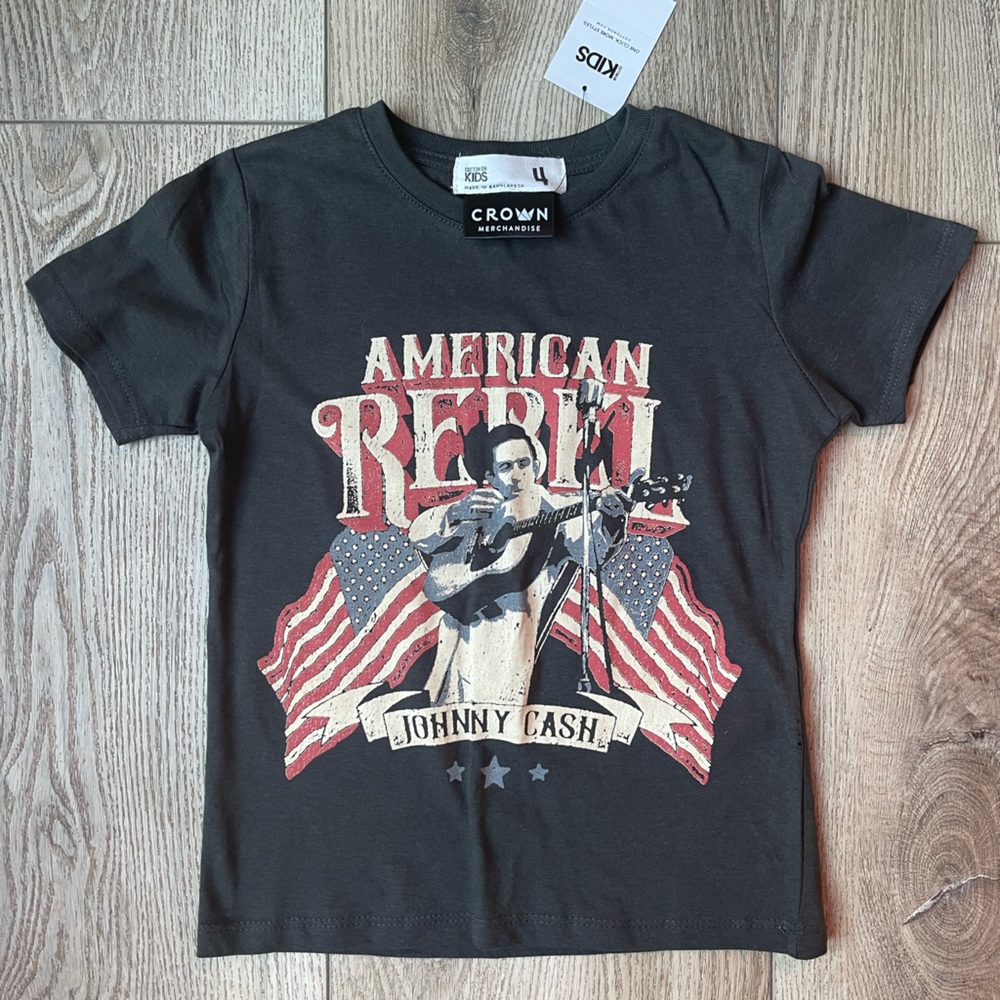 Cotton On Johnny Cash Boys Tshirt